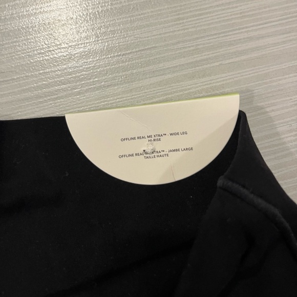 NWT Aerie OFFLINE Real Me XTRA Wide Leg High Waisted Trouser - Picture 8 of 11